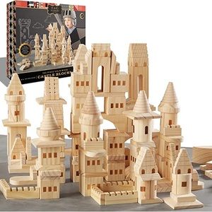 FAO Schwarz Wooden Castle Blocks